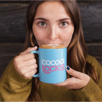 Drinking a daily mug of Cocoa Locks hot chocolate